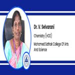 Interview Dr V Selvarani Chemistry HOD at Mohamed Sathak College Of Arts And Science Chennai